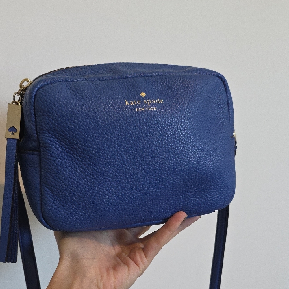 Kate Spade Navy Leather Crossbody Bag